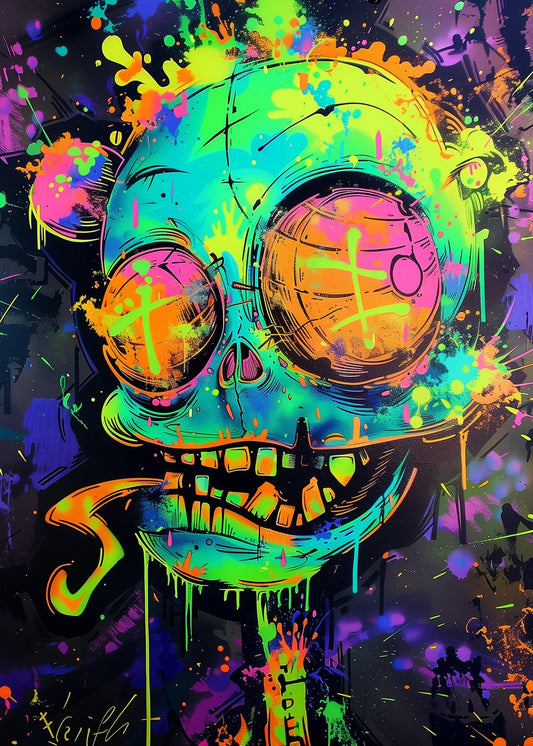 Psychedelic Skull