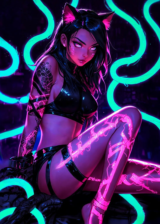 Sexy Cat Cosplay Girl