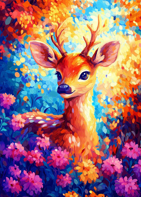 Whimsical Forest Fawn