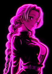 neon color nezuko G106