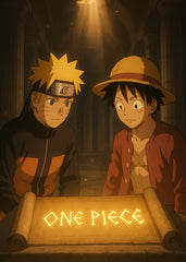 Luffy x Naruto find One Piece