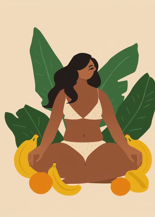 Meditation with fruit