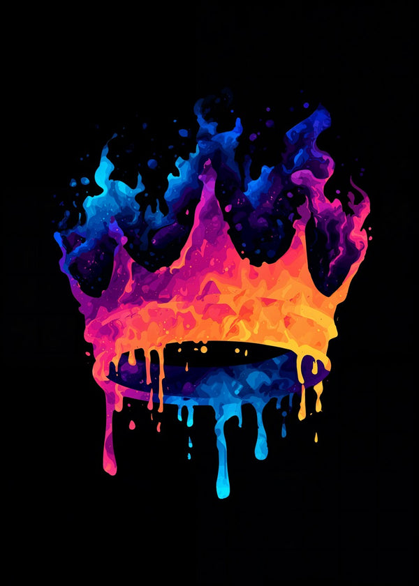 Flaming Neon Crown