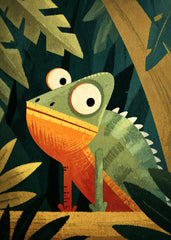Jungle Chameleon Stare