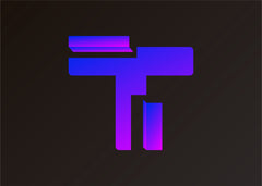 Futuristic Gradient T Poster