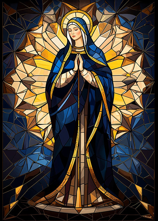 Virgin Mary Stained Glass