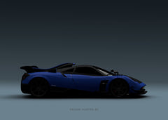 Pagani Huayra BC - Blue Landsc