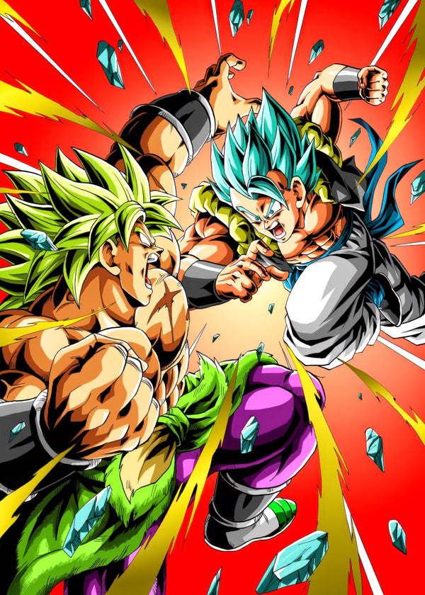 Gogeta blue vs broly , Dragon ball