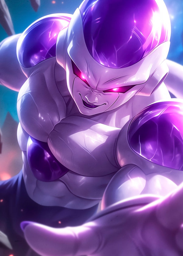 Frieza with glowing eyes, Dragon ball