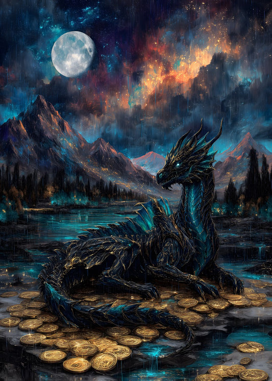 Moonlit Dragon's Treasure