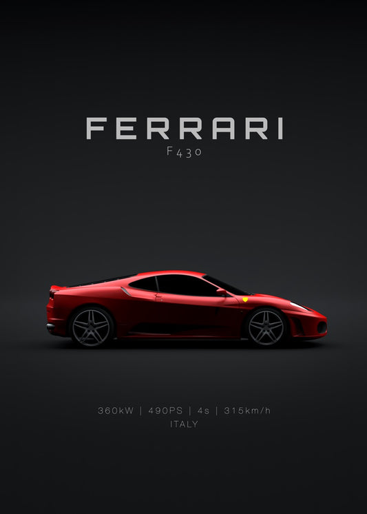 2004 Ferrari F430 Red