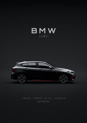 2021 BMW 128ti Black