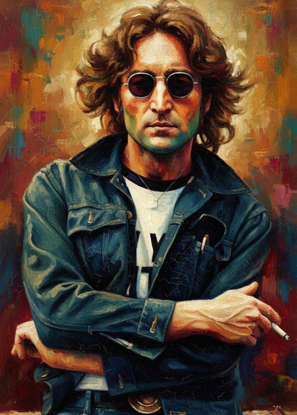 John Lennon abstract art