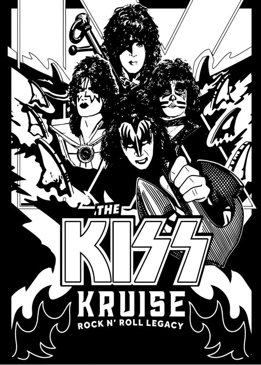 KISS Comic Book Cover Art