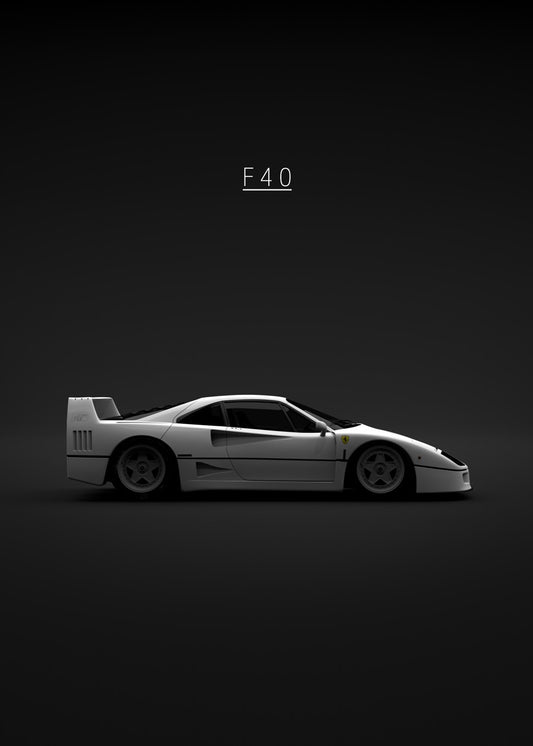 Ferrari F40 1992 - White