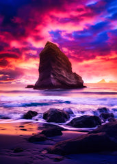 Epic Ocean Rock Sunset