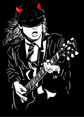 Devil Horns Rocker AC/DC Music
