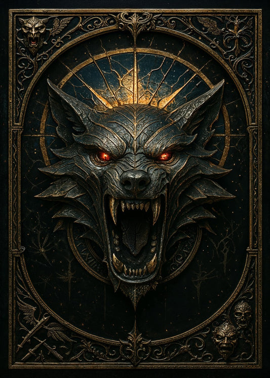 Black Wolf Head – Gothic Metal