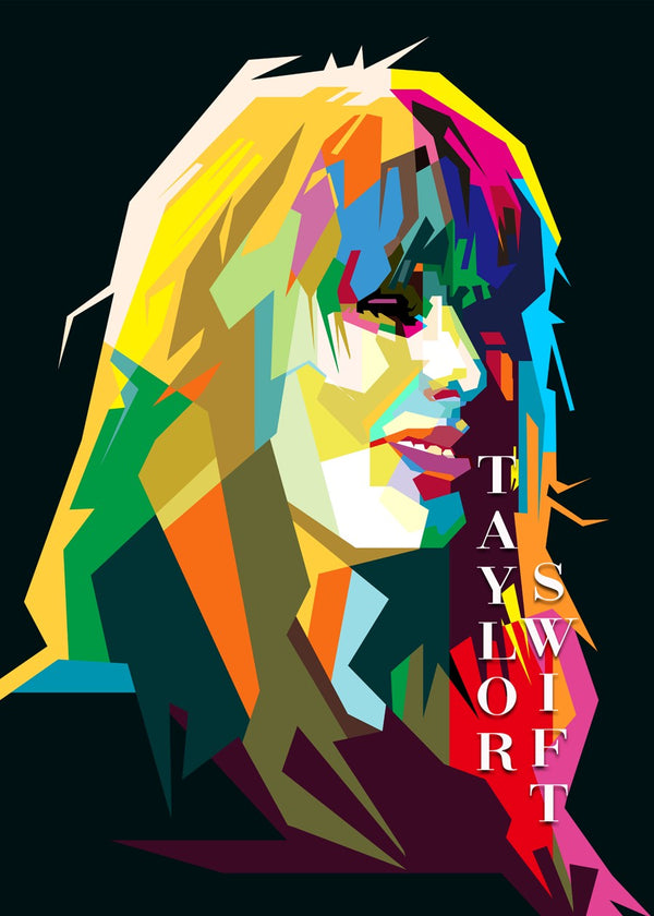Taylor Swift Singer Pop Art