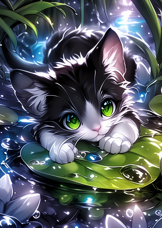 Enchanted Feline Oasis