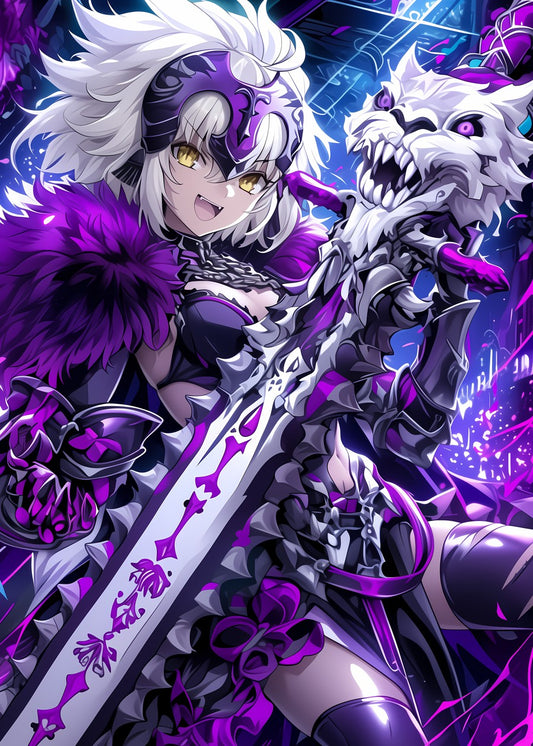 Anime Wolf Samurai Girl