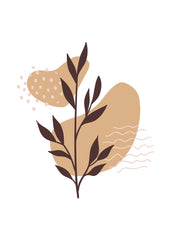 Soft Abstract Botanical