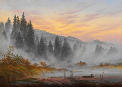 the morning Friedrich painting