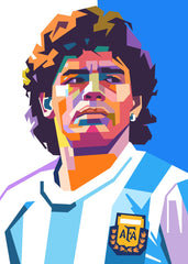Diego Maradona pop art