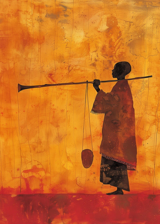 Sunset Walker with Horn