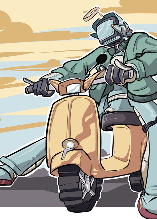 FLCL anime Rare Poster