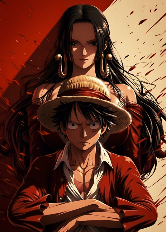 One Piece Luffy and Nico Robin