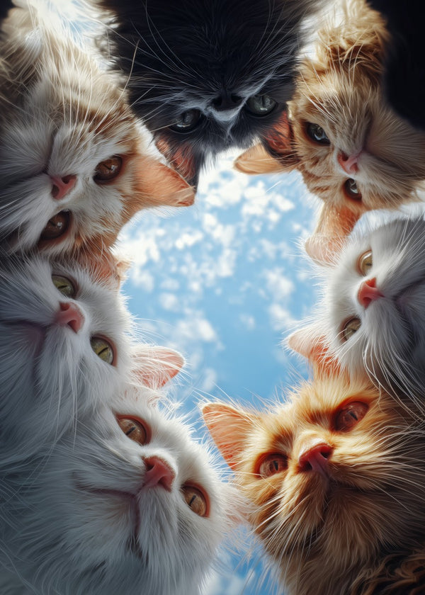 A Circle Of CUTE cats