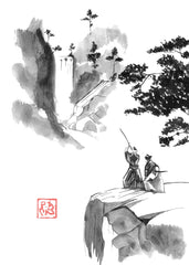 Fight on the mountain