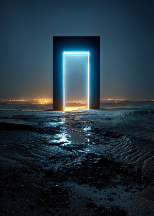 Mysterious Glowing Doorway
