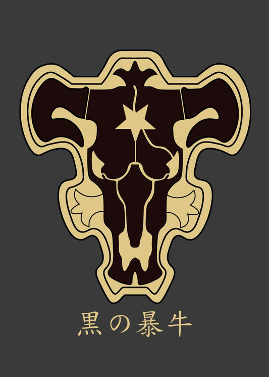 Black bull logo, Black Clover