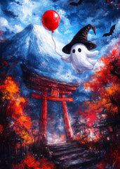 Ghostly Journey Over Autumn Sh