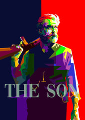 Pierce Brosnan Actor Pop Art