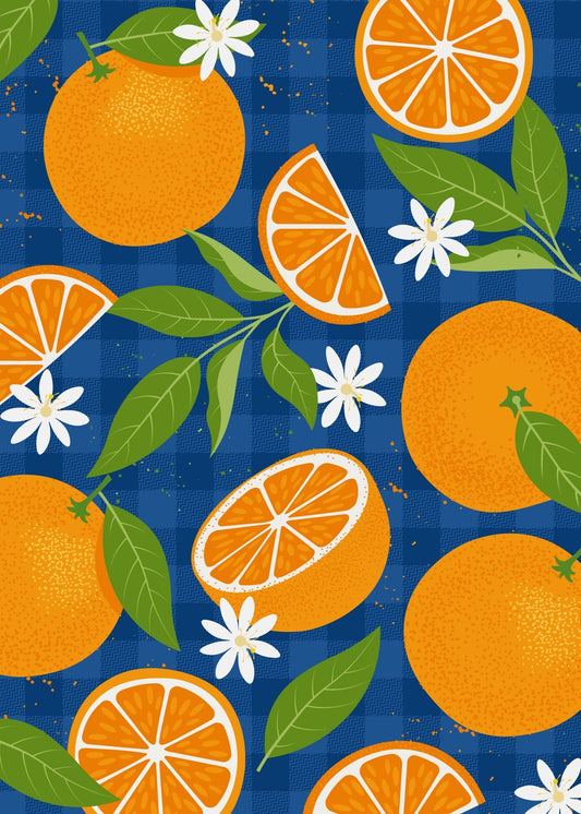 Blue and Orange leaf