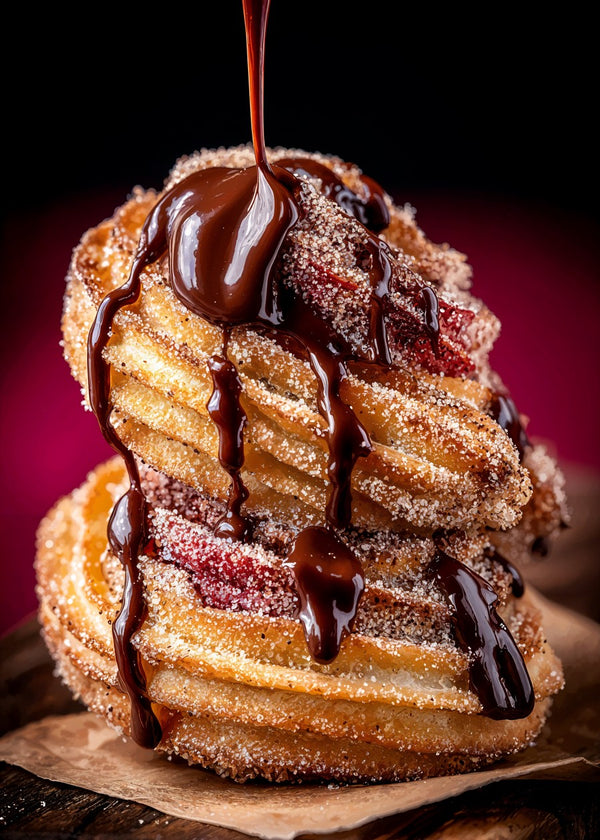 Chocolate Drizzle Churros