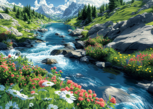 Mountain River Serenity 
