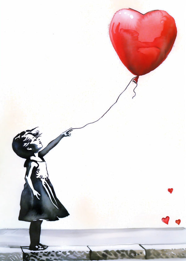 Holding On Red Balloon Hope