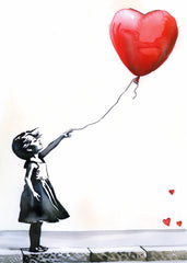 Holding On Red Balloon Hope
