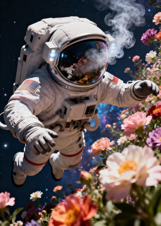 Astronaut Flower Garden