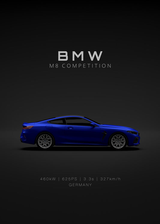 BMW M8 Competition - Blue