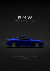 BMW M8 Competition - Blue