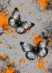 Black and White Butterflies