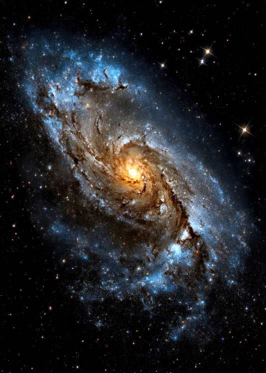 Distant Galaxy in Deep Space