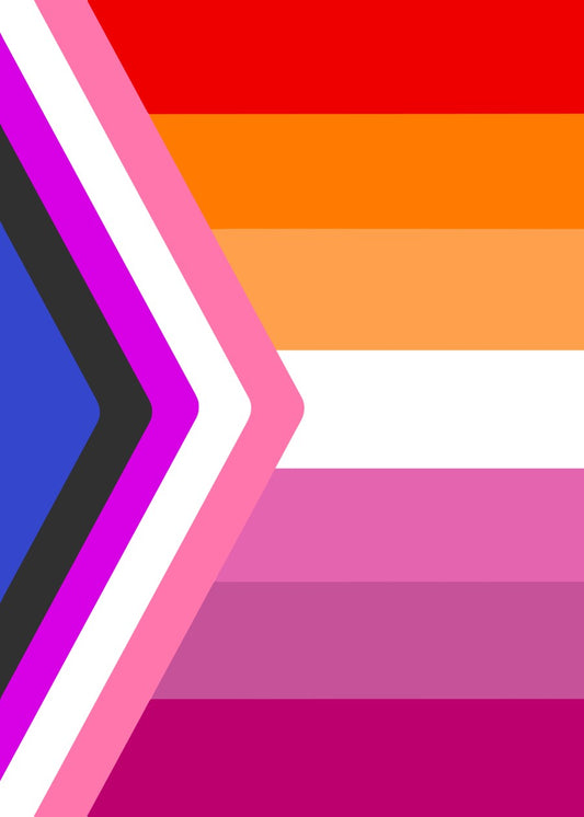 Progressive Lesbian Pride Flag