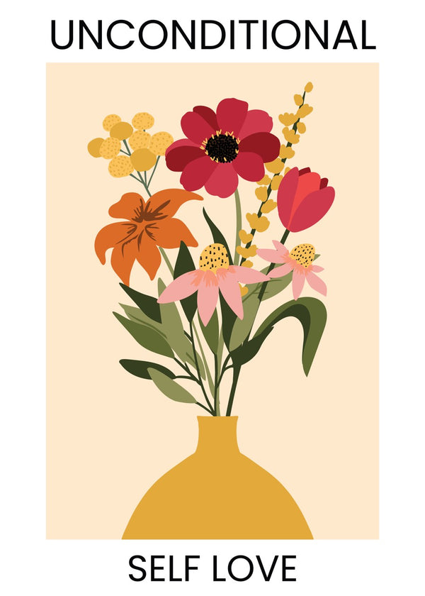 Self Love Flower Poster