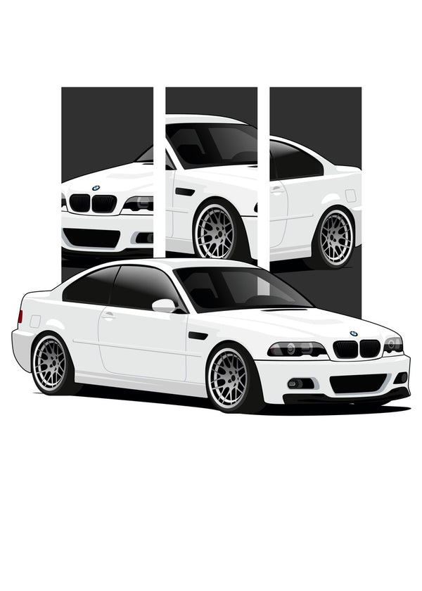 BMW E46 White